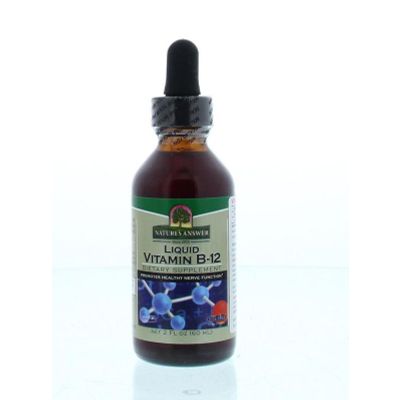 Natures Answer Vloeibaar vitamine B12 - Liquid vitamin B12 60 Milliliter - Vitamine enkel