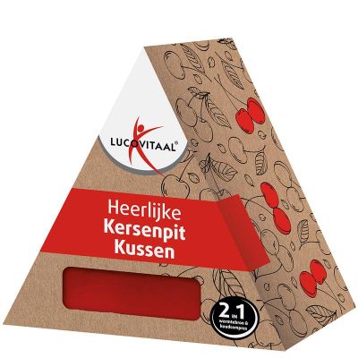 Lucovitaal Kersenpit kussen vierkant