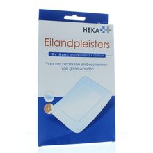 Hekaplast Eilandpleister 10 x 15 cm steriel Foto van Hekaplast Eilandpleister 10 x 15 cm steriel