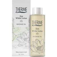 Therme Zen white lotus massage oil