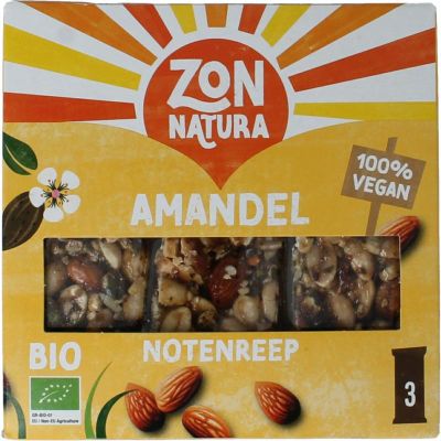 Zonnatura Muesli notenmix reep amandel 3 stuks - Ontbijtgranen