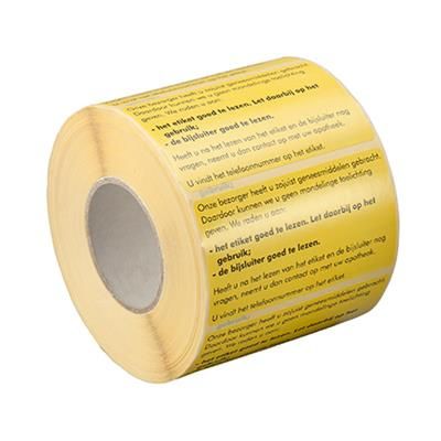 Sticker bezorgen / bijsluiter 1000 stuks - 
