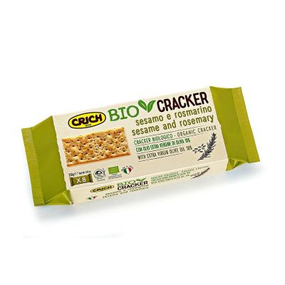 Crich Crackers sesam rozemarijn bio