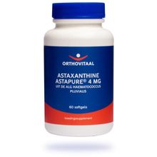 Foto van Orthovitaal Astaxanthine astapure 4 mg