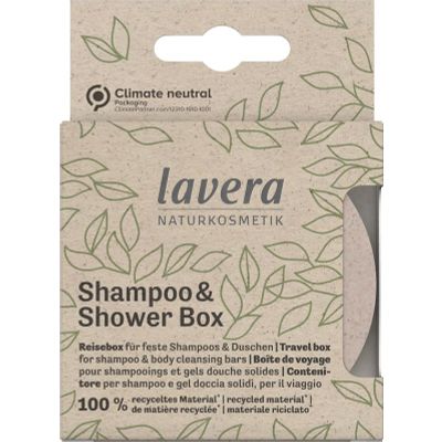 Foto van Lavera Shampoo & shower box leeg/boite de voyage