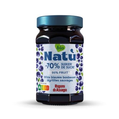 Natu Wilde blauwe bosbessenjam bio