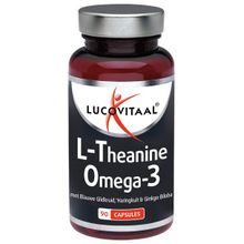 Foto van Lucovitaal L-theanine omega 3