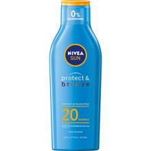 Foto van Nivea Sun protect & bronze zonnemelk SPF20