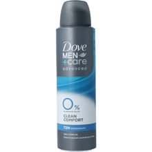 Dove Men+ care deodorant spray clean comfort 0% Foto van Dove Men+ care deodorant spray clean comfort 0%