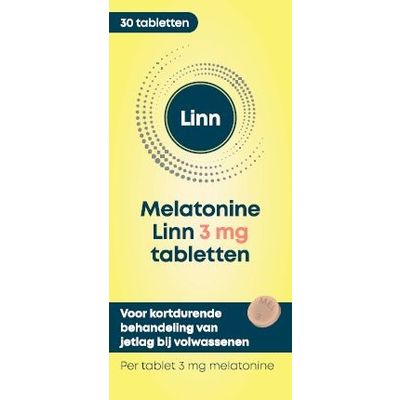 Linn Pharma Melatonine 3mg 30 tabletten - Overig zelfzorg