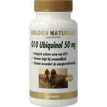 Foto van Golden Naturals Q10 Ubiquinol 50mg