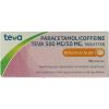Afbeelding van Paracetamol coffeine 500/50