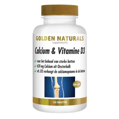 Golden Naturals Calcium & vitamine D3