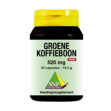 Foto van SNP Groene koffiebonen 525 mg puur