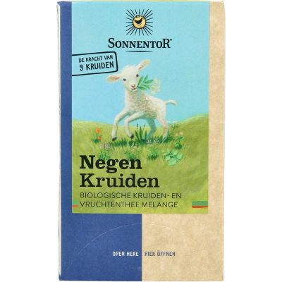 Sonnentor Negen kruiden & vruchten melange bio Sonnentor Negen kruiden & vruchten melange bio 18 zakjes - Thee