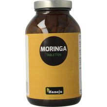 Foto van Hanoju Moringa oleifera heelblad 500 mg