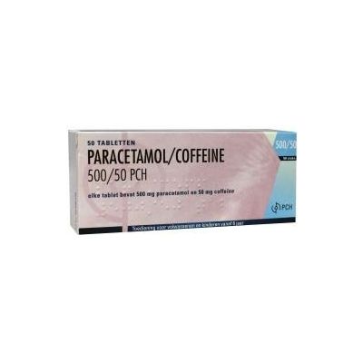 Paracetamol coffeine 500/50