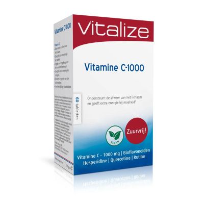 Vitalize Vitamine C ascorbatencomplex Vitalize Vitamine C ascorbatencomplex 60tb - Vitamine enkel