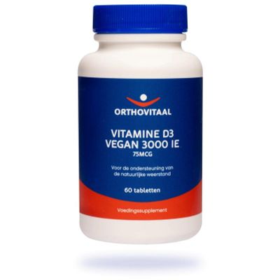 Orthovitaal Vitamine D3 3000IE vegan