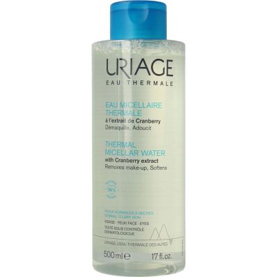 Uriage Thermal micellar water normale/droge huid 500 Milliliter - Reiniging