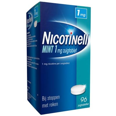Nicotinell Mint 1 mg 96 Zuigtabletten - Stoppen met roken