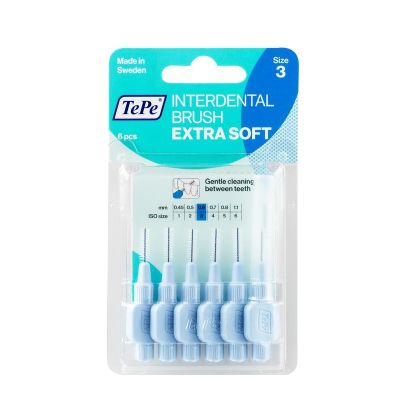 Tepe Interdentale rager extra soft 0.6 mm lichtblauw