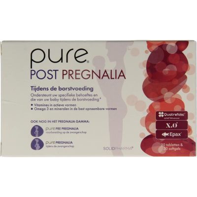 Pure Post pregnalia 30 tabletten & 30 softgels