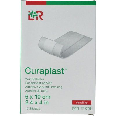 Foto van Curaplast Wondpleister sensitive 10 cm x 6 cm