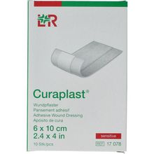 Curaplast Wondpleister sensitive 10 cm x 6 cm Foto van Curaplast Wondpleister sensitive 10 cm x 6 cm