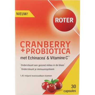 Roter Cranberry & probiotica Roter Cranberry & probiotica 30 capsules - Overige vitaminen/mineralen