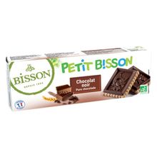 Foto van Bisson Theebiscuit pure chocolade