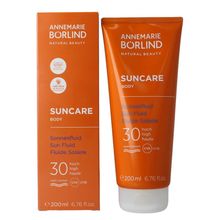 Foto van Borlind Body suncare fluid SPF30 bio