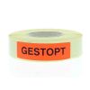 Afbeelding van Spruyt Hillen Sticker gestopt