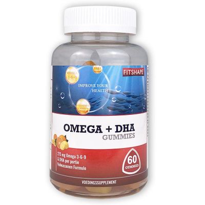 Fitshape Omega + DHA gummies