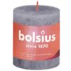 Afbeelding van Bolsius Rustiek stompkaars shine 80/68 frosted lavender