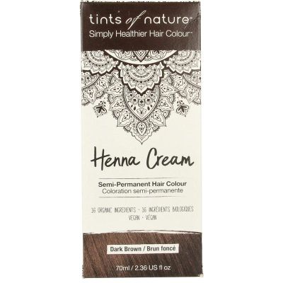 Tints Of Nature Henna cream dark brown semi permanent