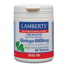 Lamberts Ginkgo 6000 mg Foto van Lamberts Ginkgo 6000 mg