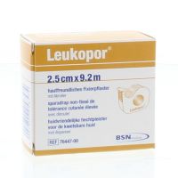 Leukopor Hechtpleister non-woven 9.2 m x 2.5 cm