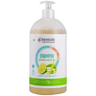 Benecos Natural shampoo freshness adventure 950 ml - Shampoo
