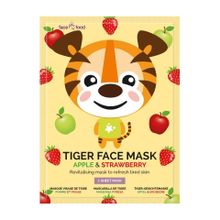 Foto van Montagne Tiger sheet face mask apple & strawberry