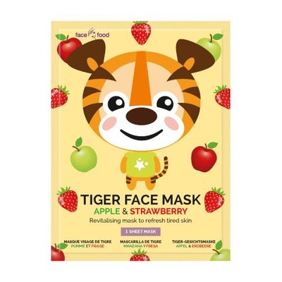 Montagne Tiger sheet face mask apple & strawberry