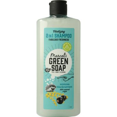 Marcel's GR Soap Shampoo & conditioner 2in1 mimosa zwarte bes Marcel's GR Soap Shampoo & conditioner 2in1 mimosa zwarte bes 300 Milliliter - Shampoo