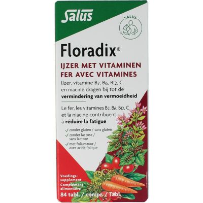 Foto van Salus Floradix ijzer tabletten