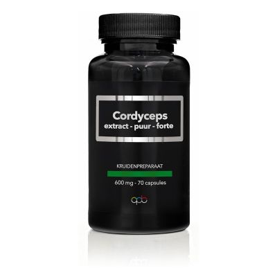 Apb Holland Cordyceps 600mg puur 70 Capsules - Mycotherapie Paddestoelen