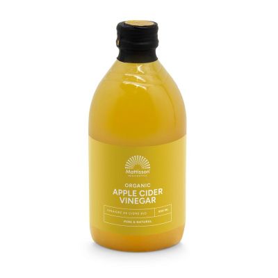 Foto van Mattisson Organic apple cider vinegar pure bio