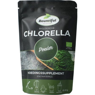 Bountiful Chlorella poeder bio Bountiful Chlorella poeder bio 150 gram - Voeding