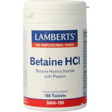 Foto van Betaine HCI 324 mg / Pepsine 5 mg