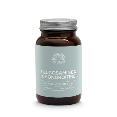 Foto van Mattisson Glucosamine chondroitine met MSM, vitamine C & D3