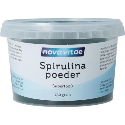 Foto van Nova Vitae Spirulina poeder