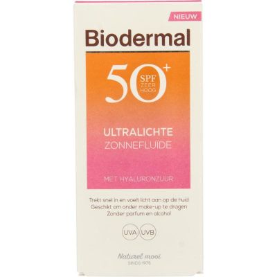 Biodermal Ultralichte Zonnefluide SPF50+ 40 Milliliter - In de zon